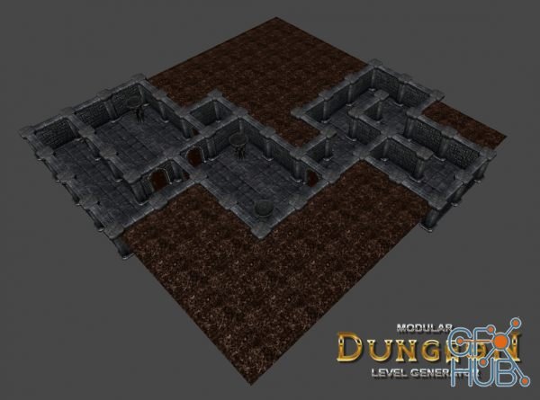 Unity Asset – Modular Dungeon Level Generator v1.0