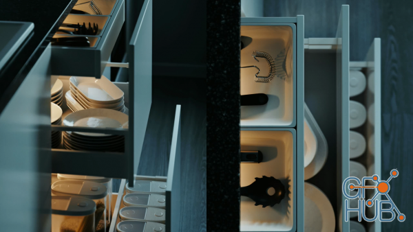 Patreon – Kitchen - Open Cabinets with Johannes Lindqvist