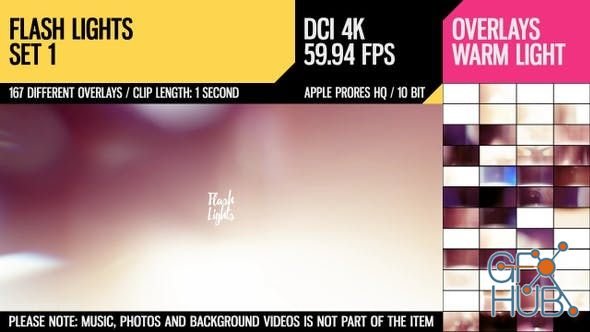 Videohive – Flash Lights (4K Set 1)