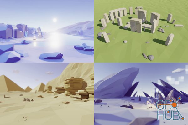 Unity Asset – Low Poly Rocks Pack v1.2