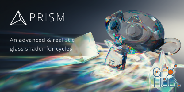 Blender Market – Prism – Fast & advanced glass shader for Cycles v1.1