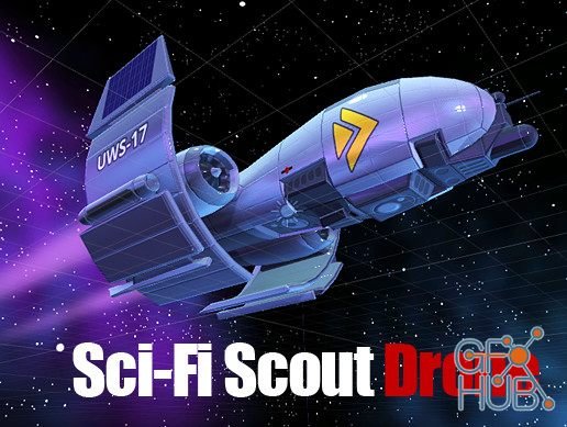 Unity Asset – Sci-Fi Scout Drone v1.1