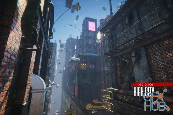 Unity Asset – cyberpunk – High City v1.0