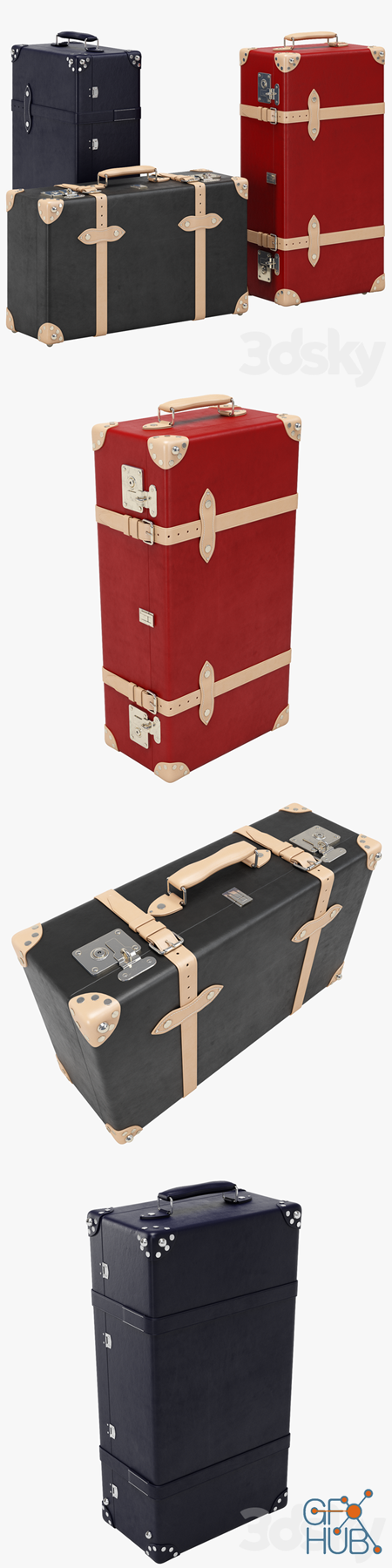 Globe Trotter Suitcases