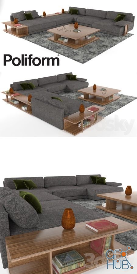 Sofa Bristol 2 by Poliform