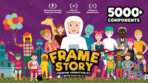 Videohive – FrameStory I Explainer Character Animation Toolkit with Built In UI