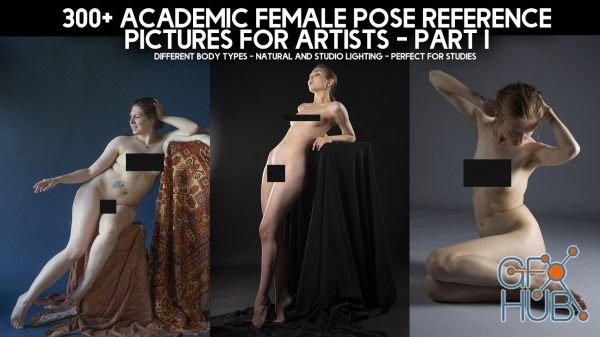 ArtStation Marketplace – 300+ Academic Female Pose Reference Pictures for Artists