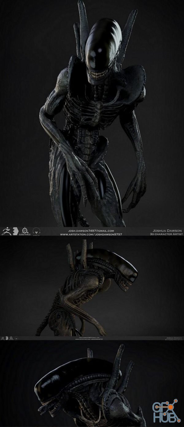 Real Time Xenomorph PBR