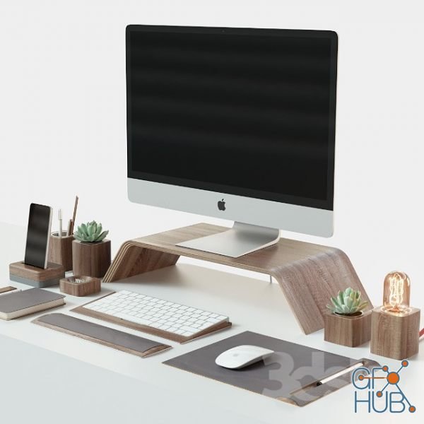 Set for desktop iMac & Grovemade