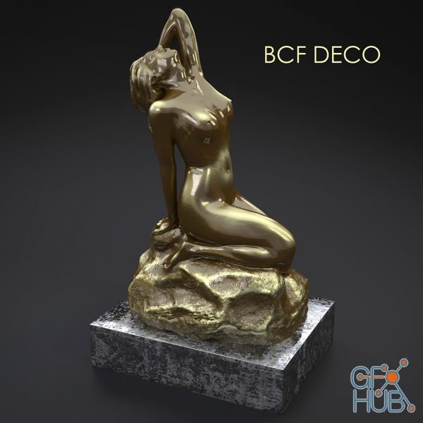 Bronze statue BCF DECO