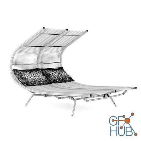 Double outdoor chair