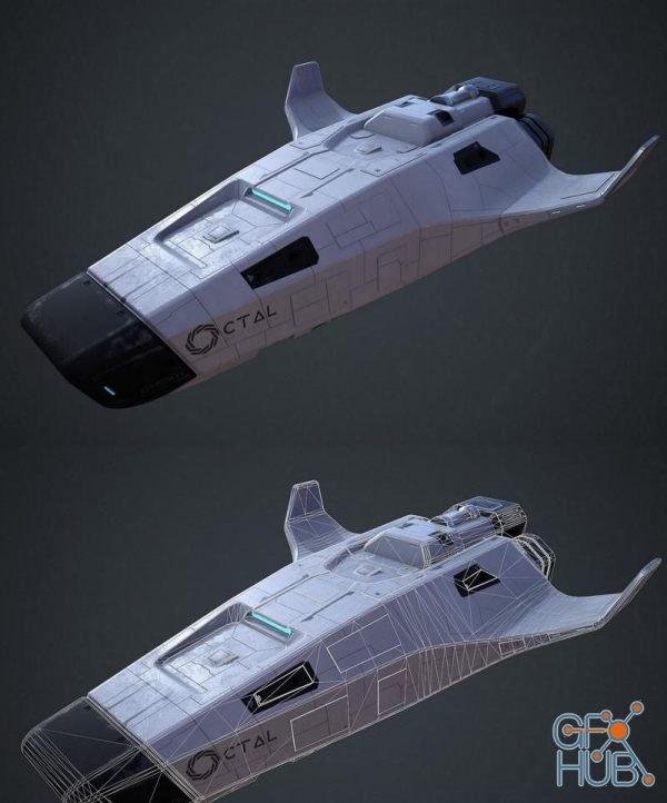 SpaceShip (2) PBR