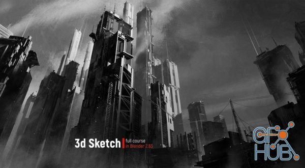 Gumroad – 3d sketch in Blender 2.81/83