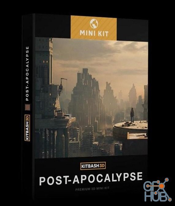 Kitbash3D – Mini Kit: Post-Apocalypse