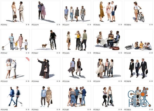 VIShopper Cut Out People Collection