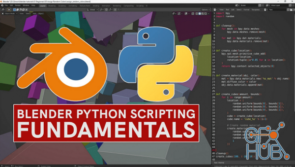 Skillshare – Blender Python Scripting Fundamentals