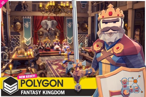 Unity Asset – POLYGON Fantasy Kingdom – Low Poly 3D Art by Synty