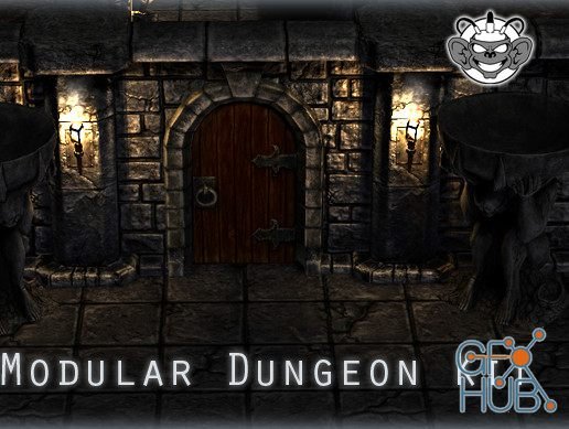 Unity Asset – Modular Dungeon Kit v1.0