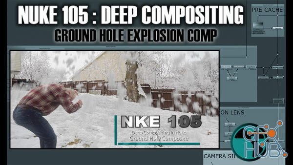 CGCircuit – NKE 105 – Deep Compositing in Nuke – Ground Hole Composite
