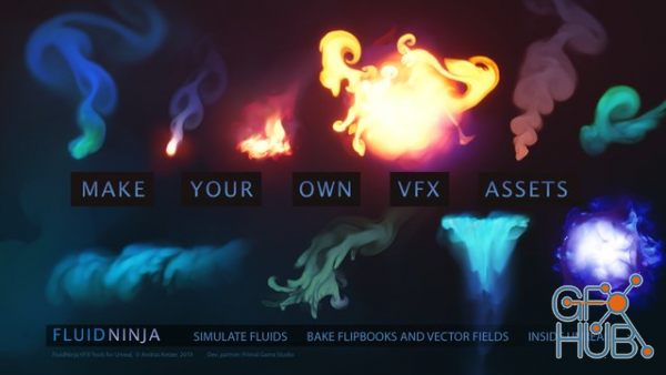 Unreal Engine Asset – FluidNinja VFX Tools v4.24