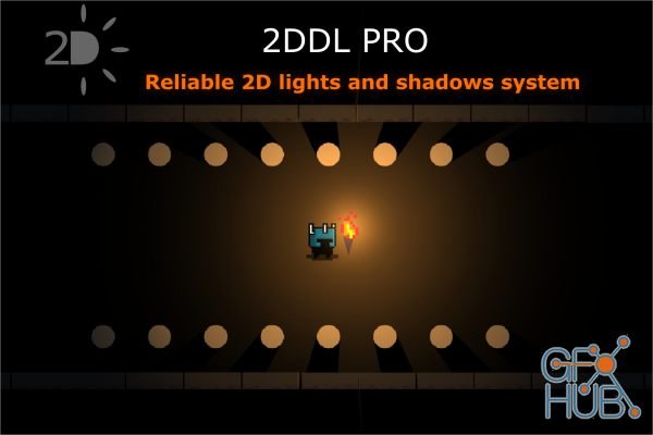 Unity Asset – 2DDL Pro : 2D Dynamic Lights and Shadows v1.4.14