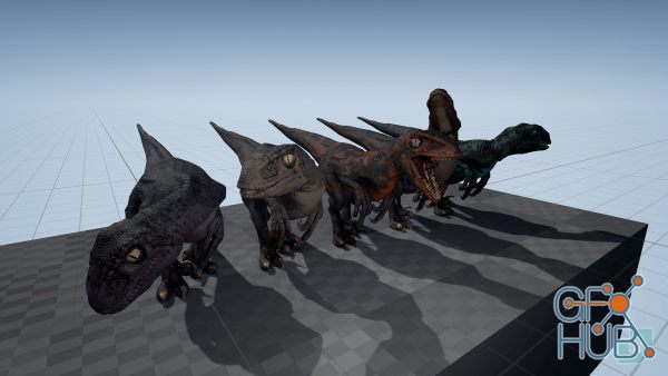 Unreal Engine Asset – Velociraptor
