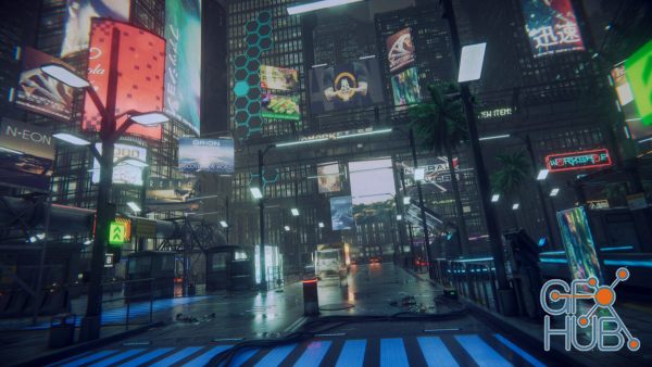 Unity Asset – Dark City2 – Cyberpunk Pack v1.2