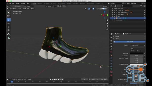 Skillshare – 3D Shoe Design in Blender 2.8 – Easy