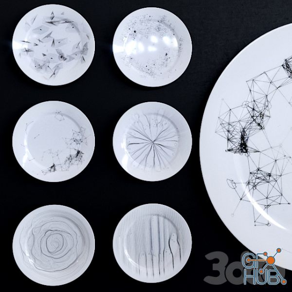 Decorative plates set2
