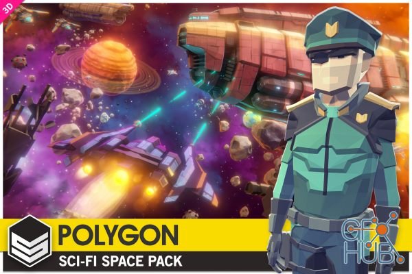 Unity Asset – POLYGON – Sci-Fi Space Pack v1.07
