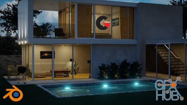 Udemy – Create & Design a Modern 3D House in Blender 2.80