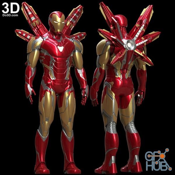 3D Printable Costume - Do3D - Iron Man - Suit - MK85 - Endgame