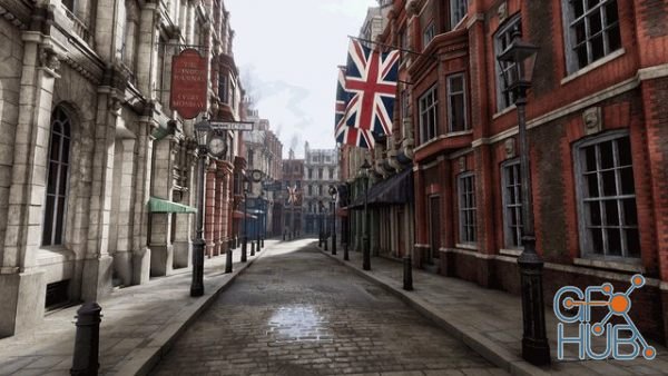 Unreal Engine Asset – Victorian Street