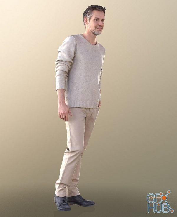 Will - man in sweater (full 3d scan)