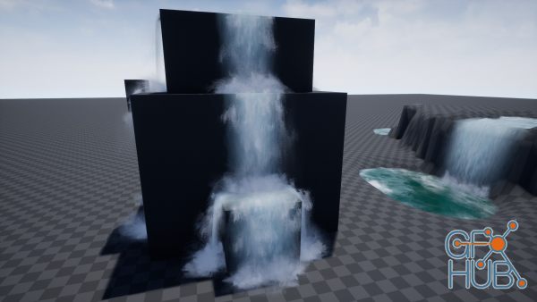 Unreal Engine Asset – SHADERSOURCE – Waterfall Tool
