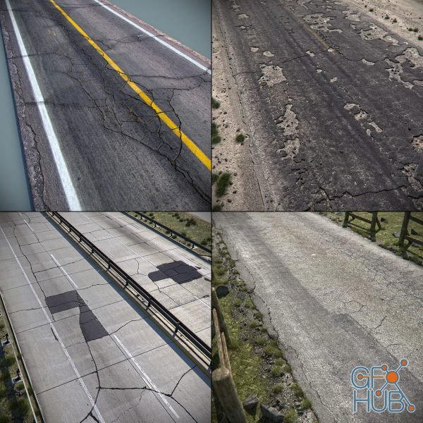 TurboSquid – Detailed Roads Collection