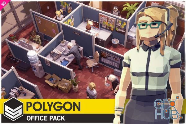 Unity Asset – POLYGON – Office Pack v1.03