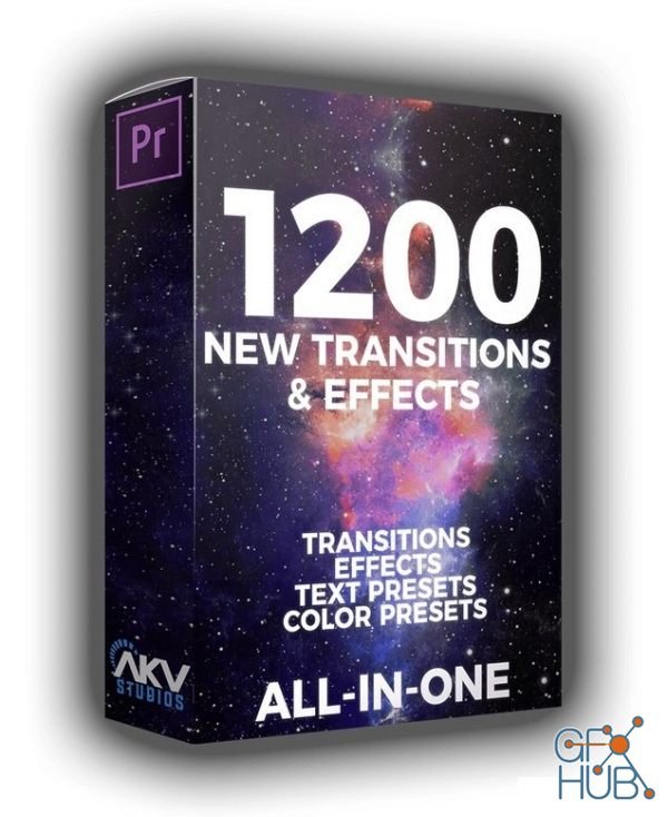 AKV Studios – Elite Editor Pack 1200+ Transitions & Effects