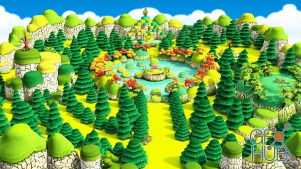 Unity Asset – Cartoon Forest Pack v1.4