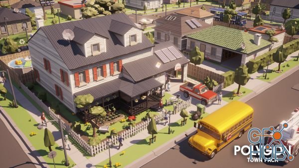 Unreal Engine Asset – POLYGON – Town Pack v4.25