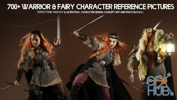 Gumroad – 700+ Warrior & Fairy Character Reference Pictures