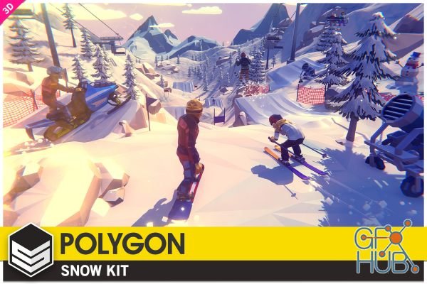 Unity asset – POLYGON – Snow Kit v1.2