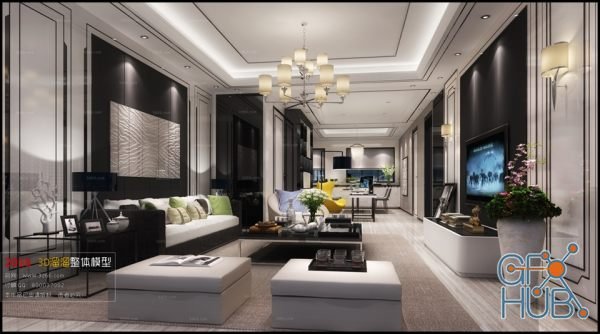 Living room space B002