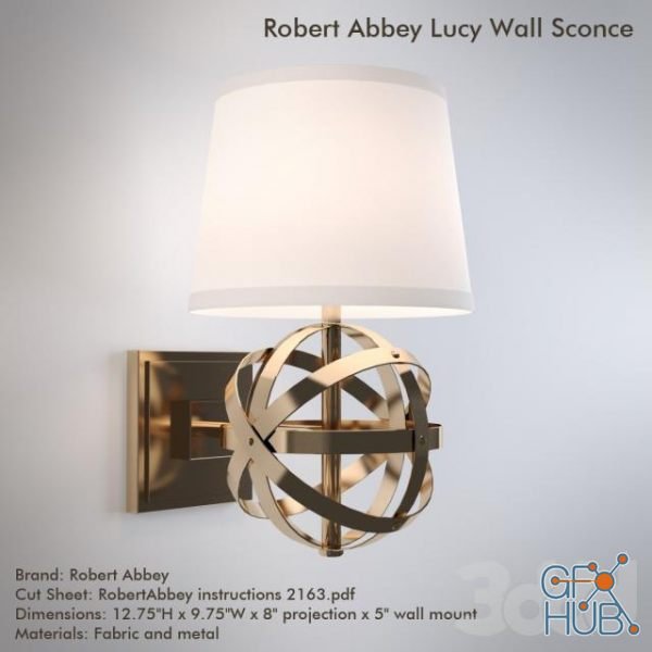 Robert Abbey Lucy Wall Sconce