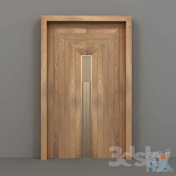 Wooden door custom made wood wood bipolar