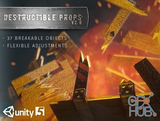 Unity Asset – Destructible Props Pack v2.0