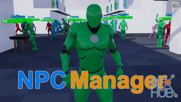 Unreal Engine Asset – NPC Manager System v4.25