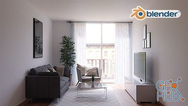 Udemy – Archviz in Blender 2.80 / Interior Visualization from DXF