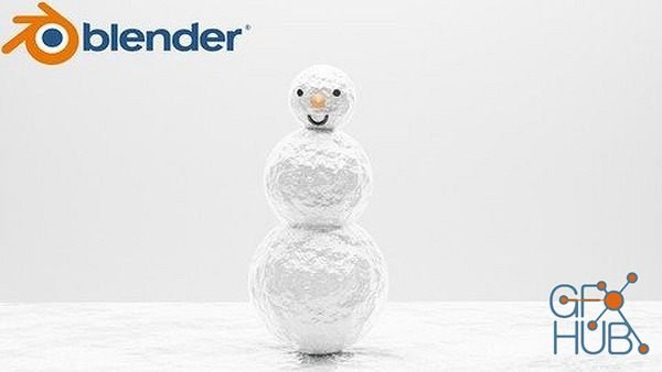 Udemy – Learn to make 3d character in blender(snowman)