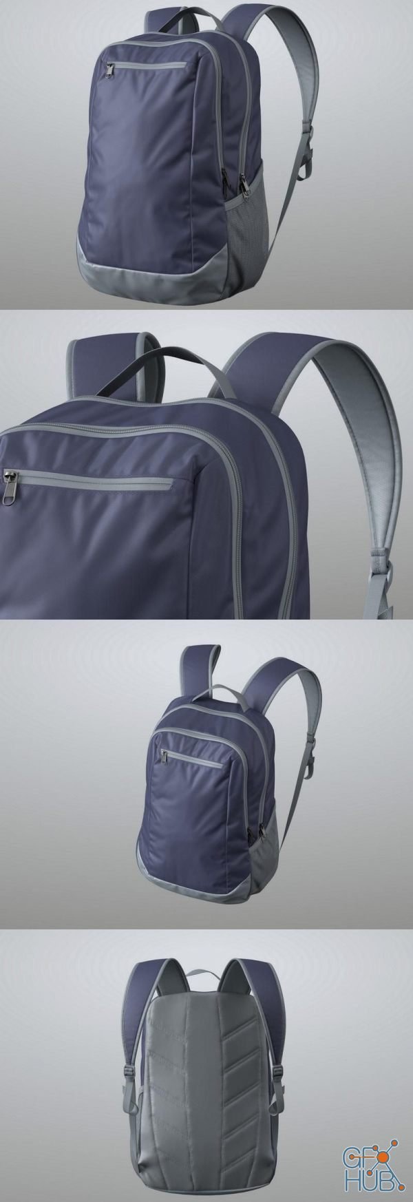 Blue Backpack PBR